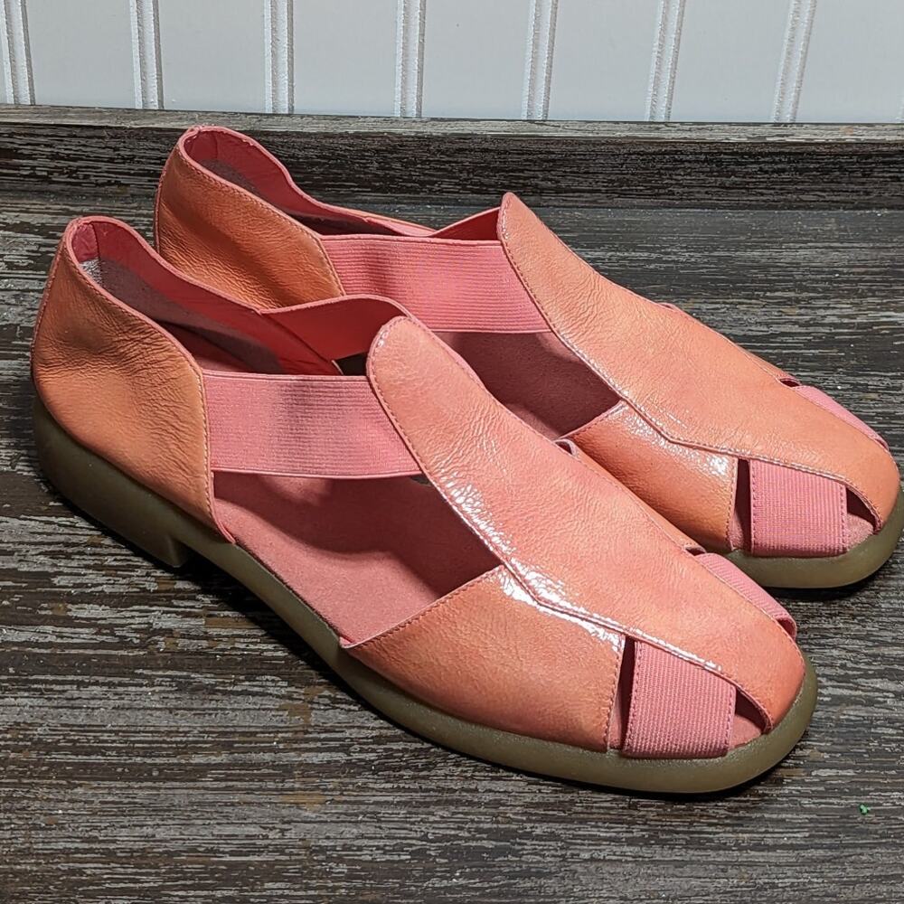 Aerosoles Women's Pink Leather Comfort Sandal Size 10 M
